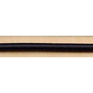 Cordage élastique (sandow) 1 / 4" (noir)