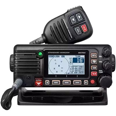 Radio VHF MATRIX GX2400 GPS / AIS Noir