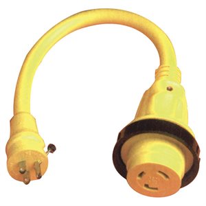 Adaptateur étanche pour câble 110v de Marinco