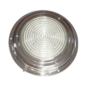 4" Stainless Steel Dome Light White LED / Red LED