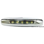 Chromed finish 5-LEDs courtesy light (White)