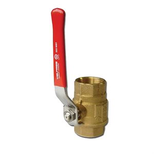 Valve en bronze 1-1 / 2'' à bille 