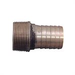 Adaptateur droit en bronze (boyau 1'' à 1'' NPT)