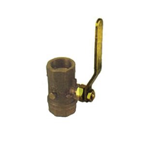 Valve en laiton à bille téflon (filets 3 / 4'' NPT)