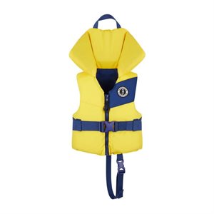 Gilet de flottaison Mustang Lil'Legend pour enfant (jaune / marine)