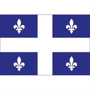 Québec 12 x 24 Flag