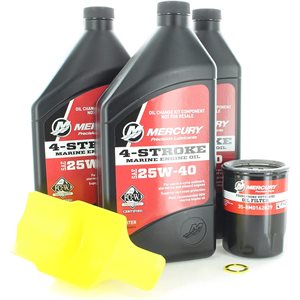 Kit de changement d’huile 8M0081916 pour Mercury 40 / 50 / 60 HP EFI 4 temps